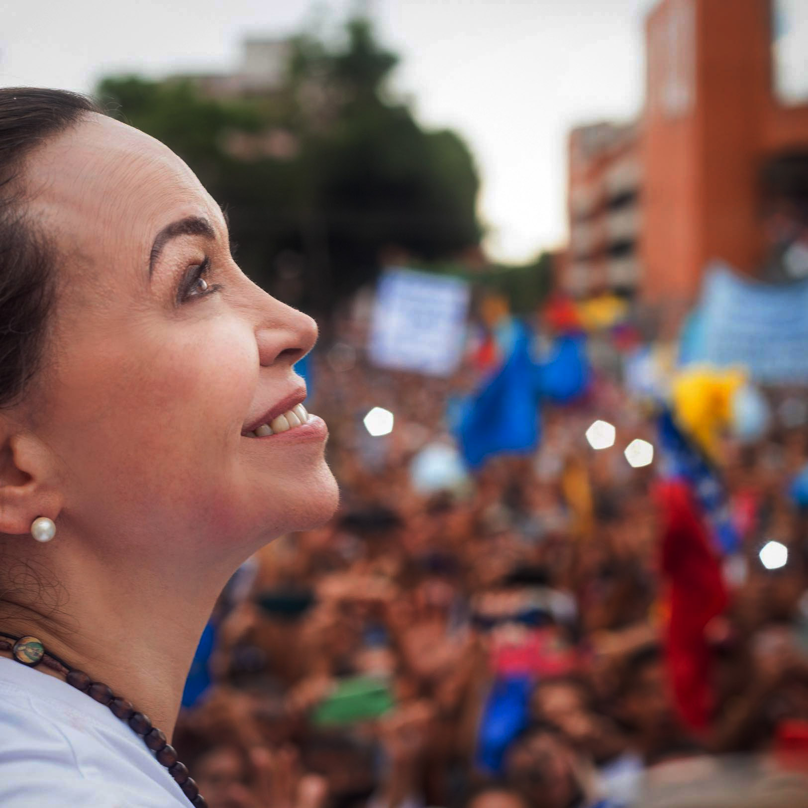 Defiant Maria Corina Machado
