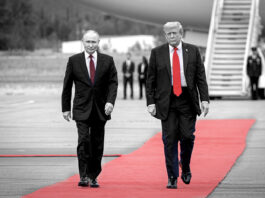 Trump Putin Alaska Arrival