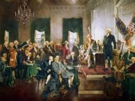 Signing of the Constitution of United States