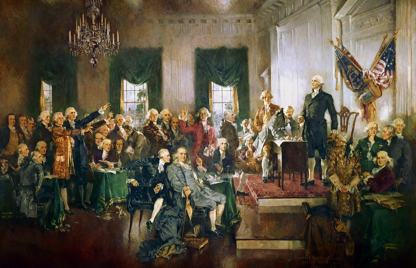 1676px-Scene_at_the_Signing_of_the_Constitution_of_the_United_States Signing of the Constitution of United States