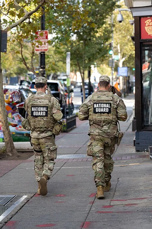 500px-WVa_National_Guardsmen_Patrol_U_Street_Metro_Station_in_Washington_DC West Virginia National Guard troops patrolling a Washington, D.C., Metro station